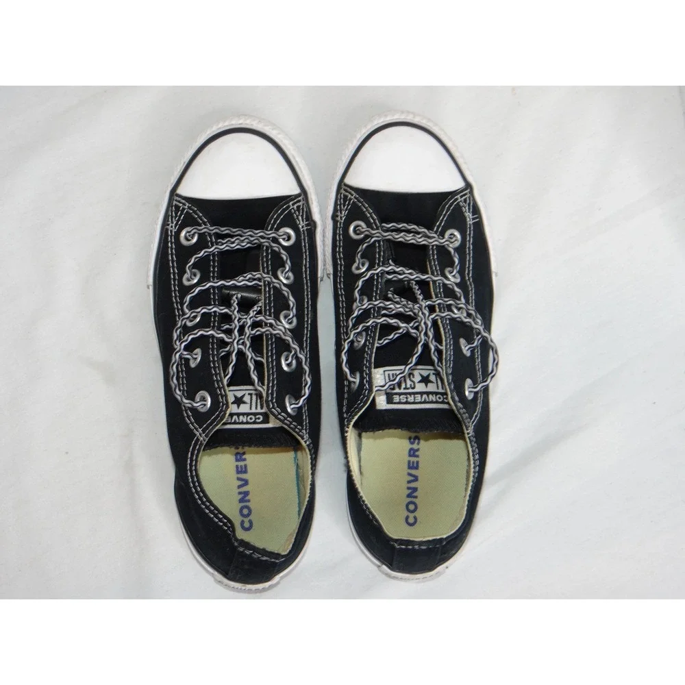 Converse All Star Chuck Taylor Low Top Black Youth Sneakers Shoes Size 3‎ Youth